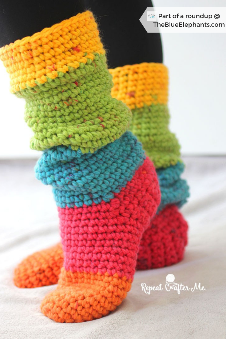free crochet slipper patterns