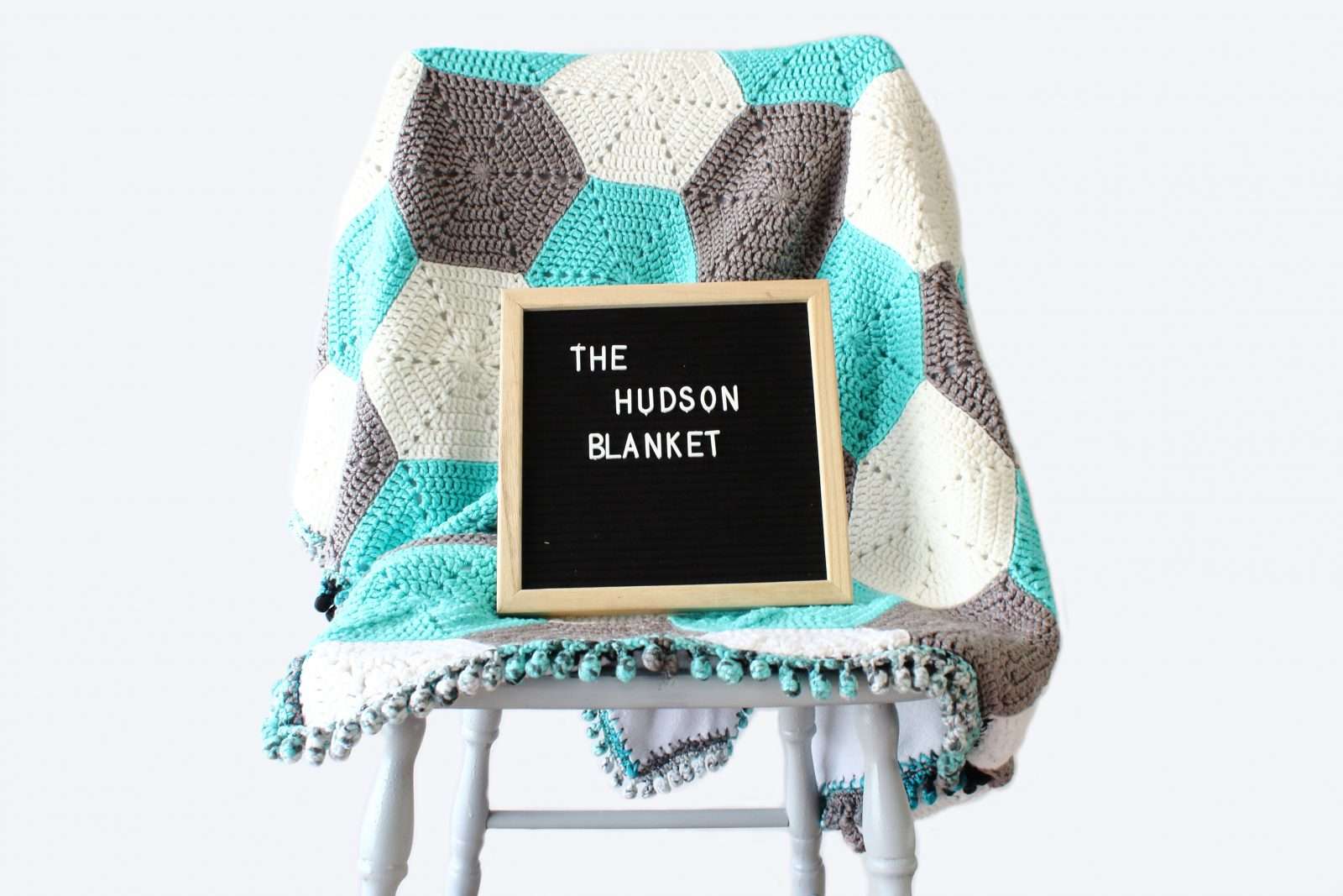 hexagon Free crochet baby blanket