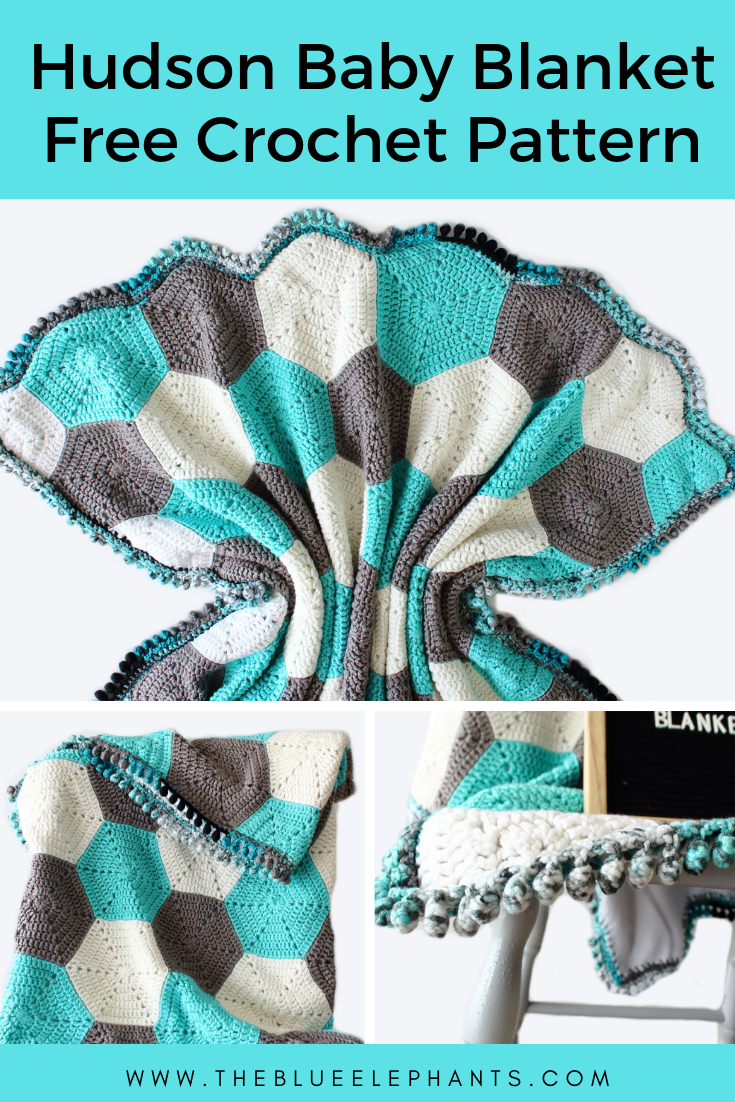 Hudson Blanket Modern Hexagon Baby Blanket Pattern Hudson Blanket Modern Hexagon Baby Blanket Pattern
