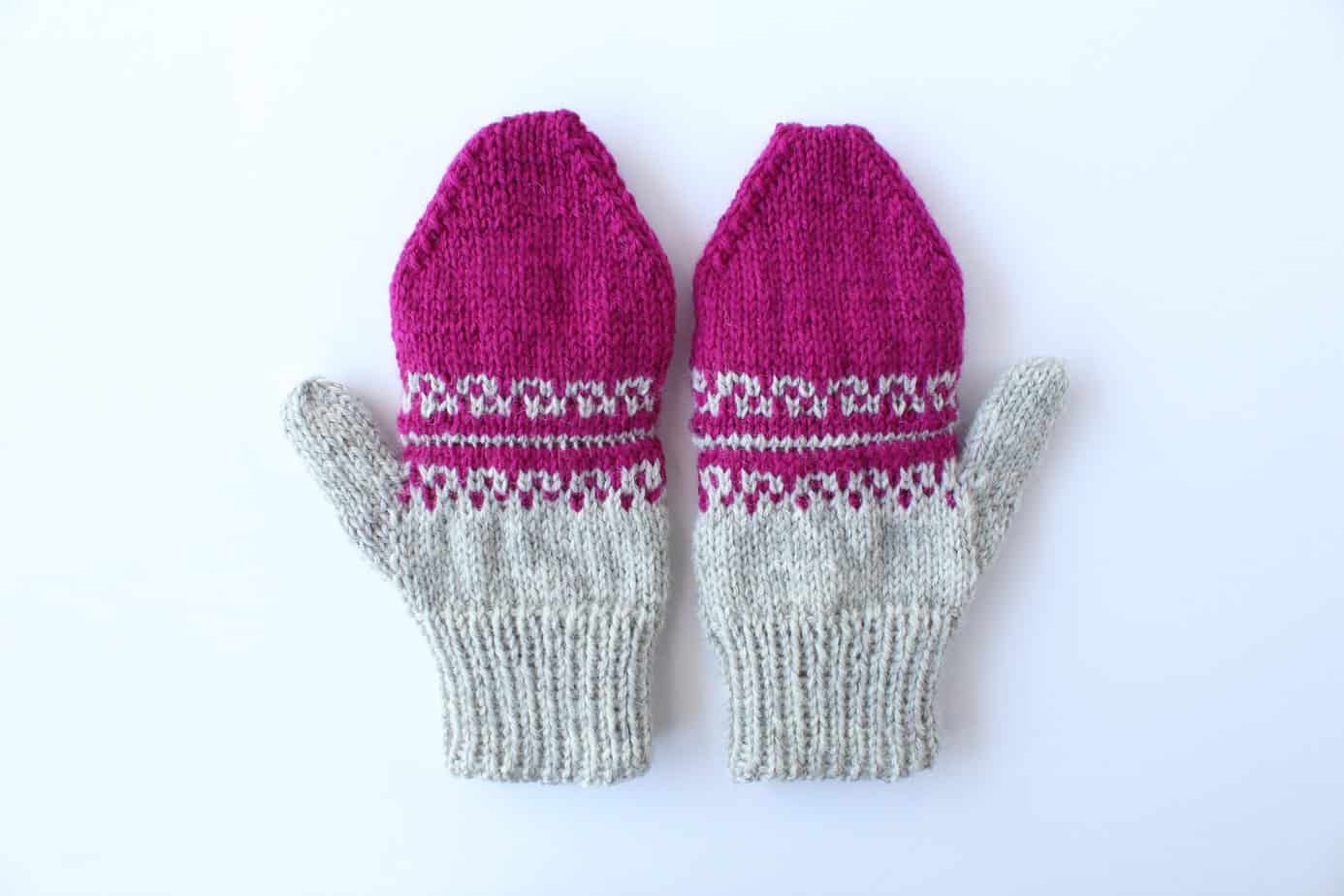 how to knit fingerless gloves