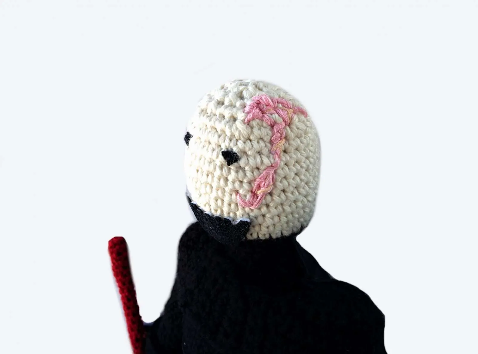 crocheted Darth Vader