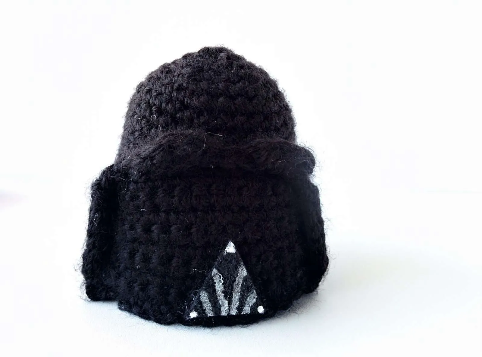 crocheted Darth Vader