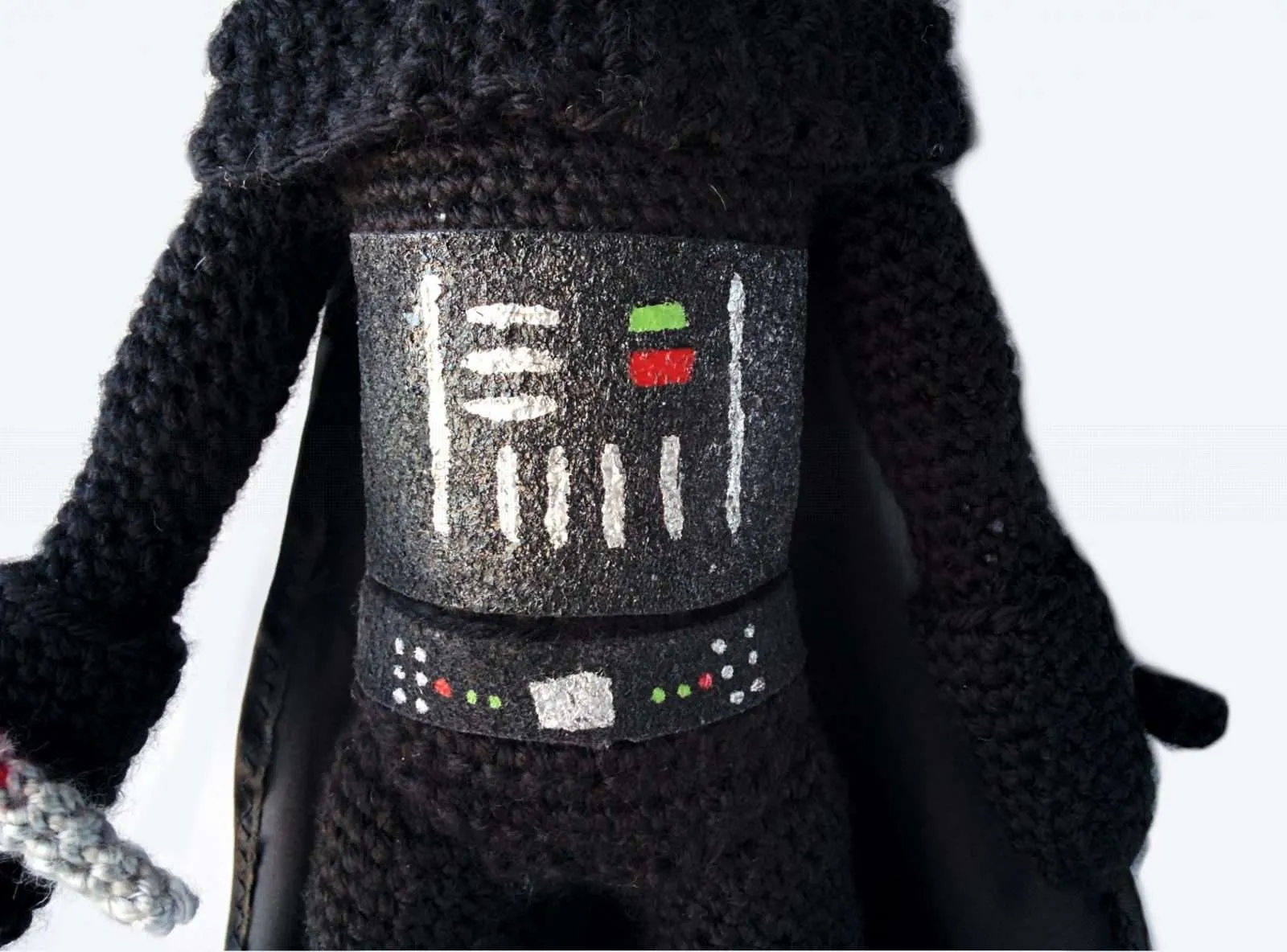 crocheted Darth Vader