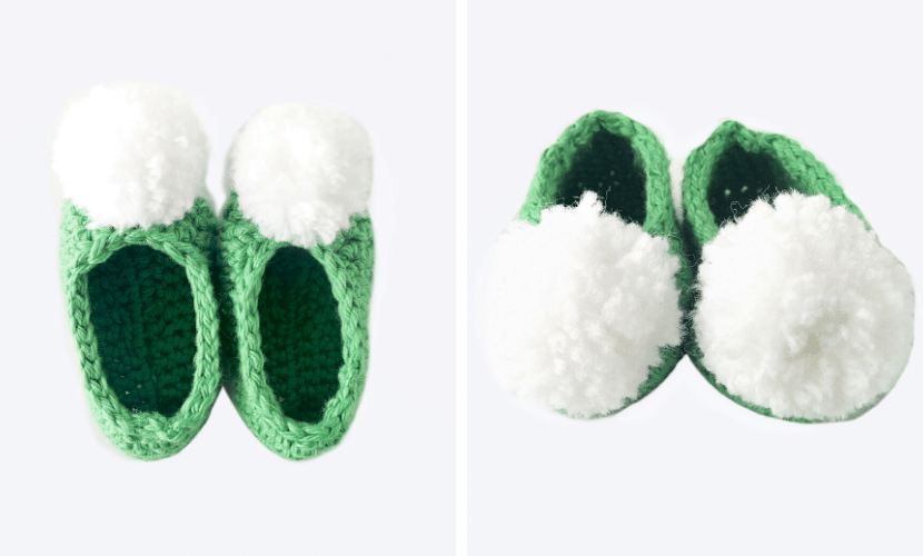 Tinker bell crochet baby booties