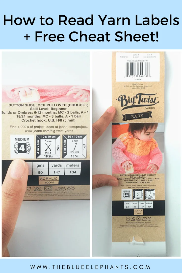 How to Read Yarn labels