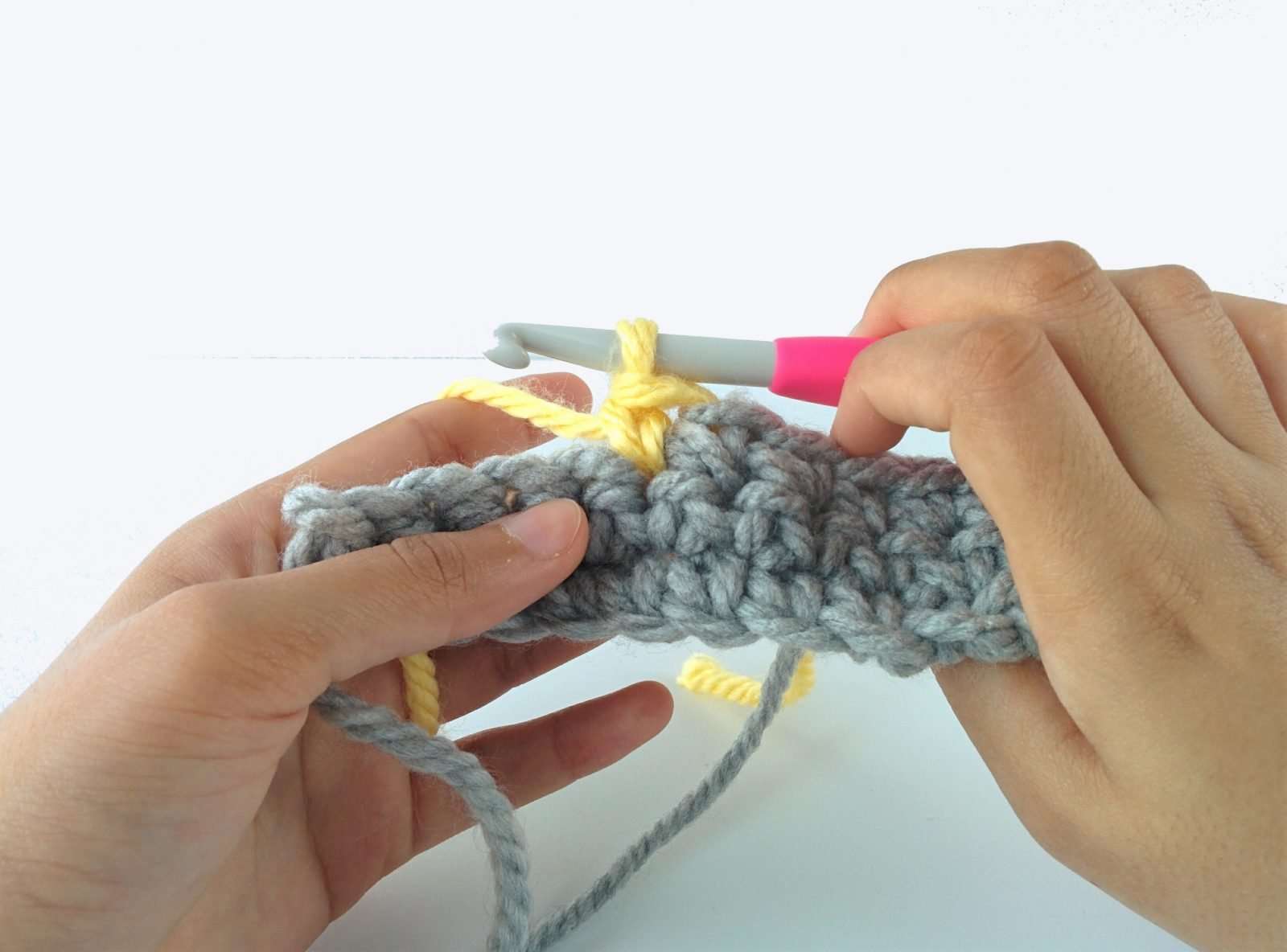 How to change colors in crochet