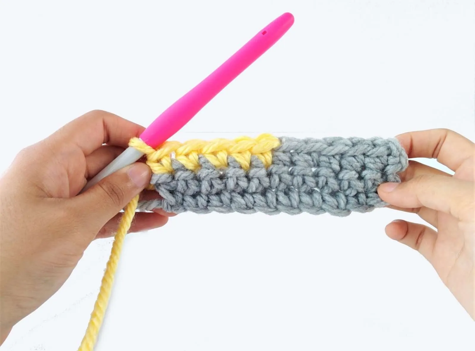 How to change colors in crochet