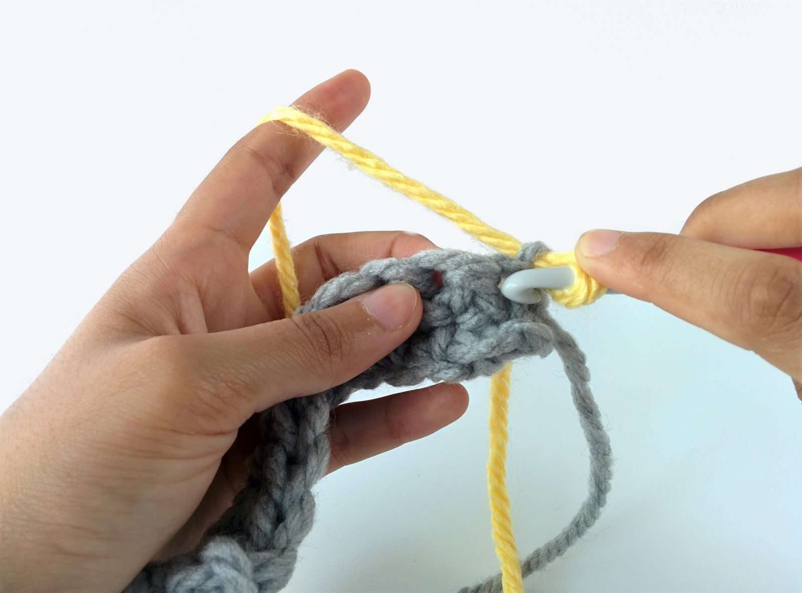 How to change colors in crochet
