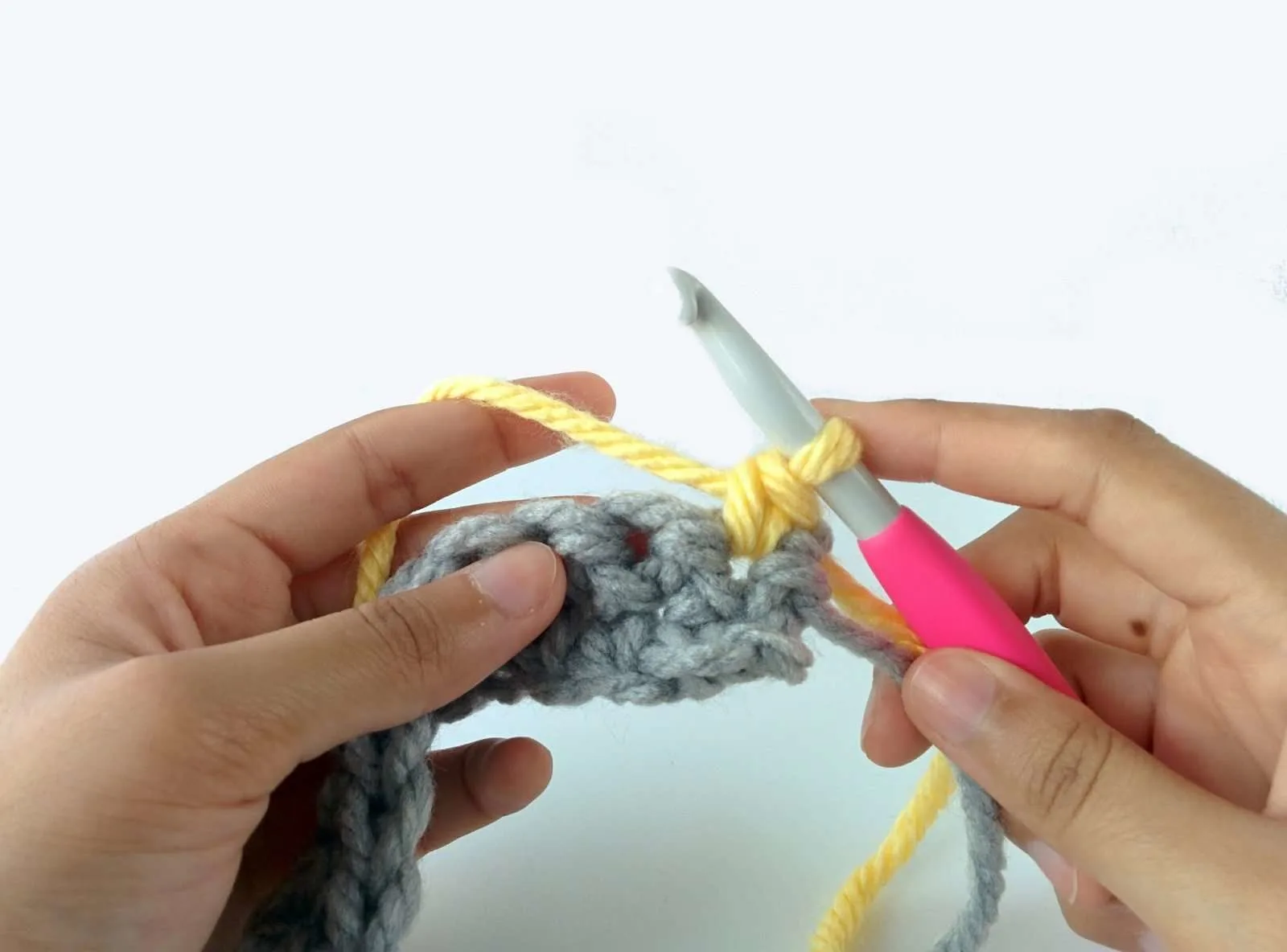 How to change colors in crochet