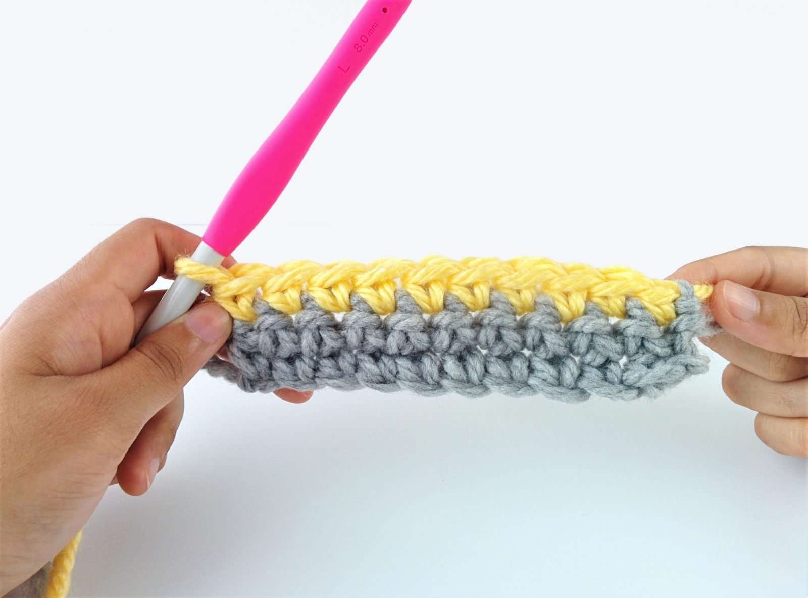 How to change colors in crochet