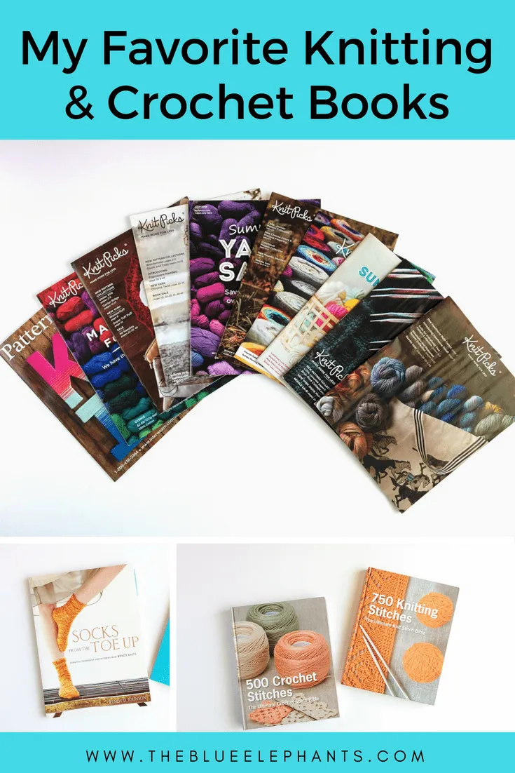 My Favorite Books for Crochet Stitches + Knitting & Crochet Patterns