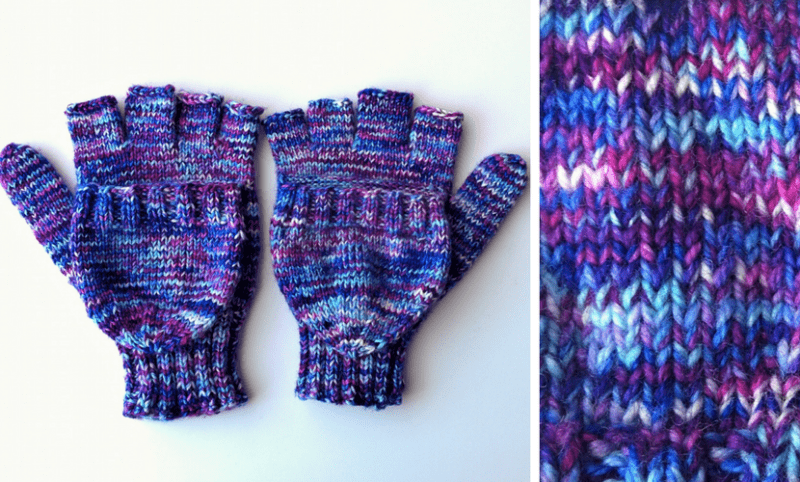 Athena: Free Knitting Pattern for Fingerless Gloves
