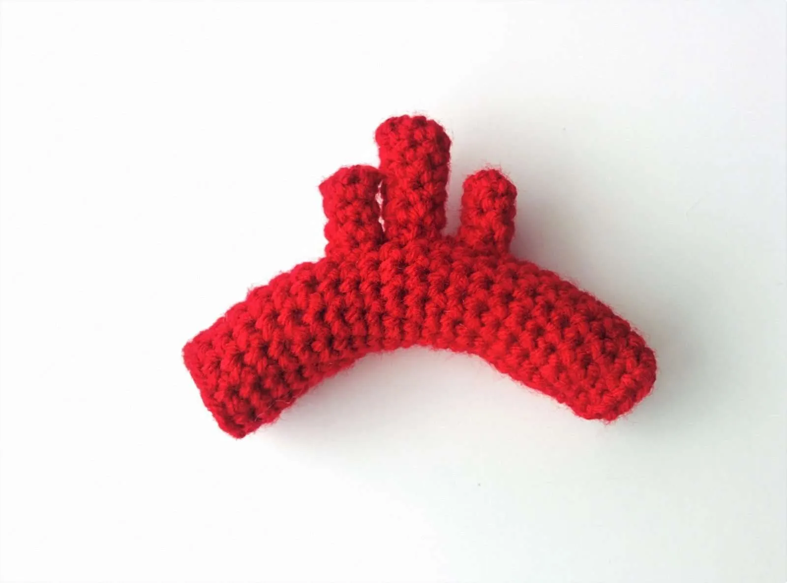 Crochet heart pattern