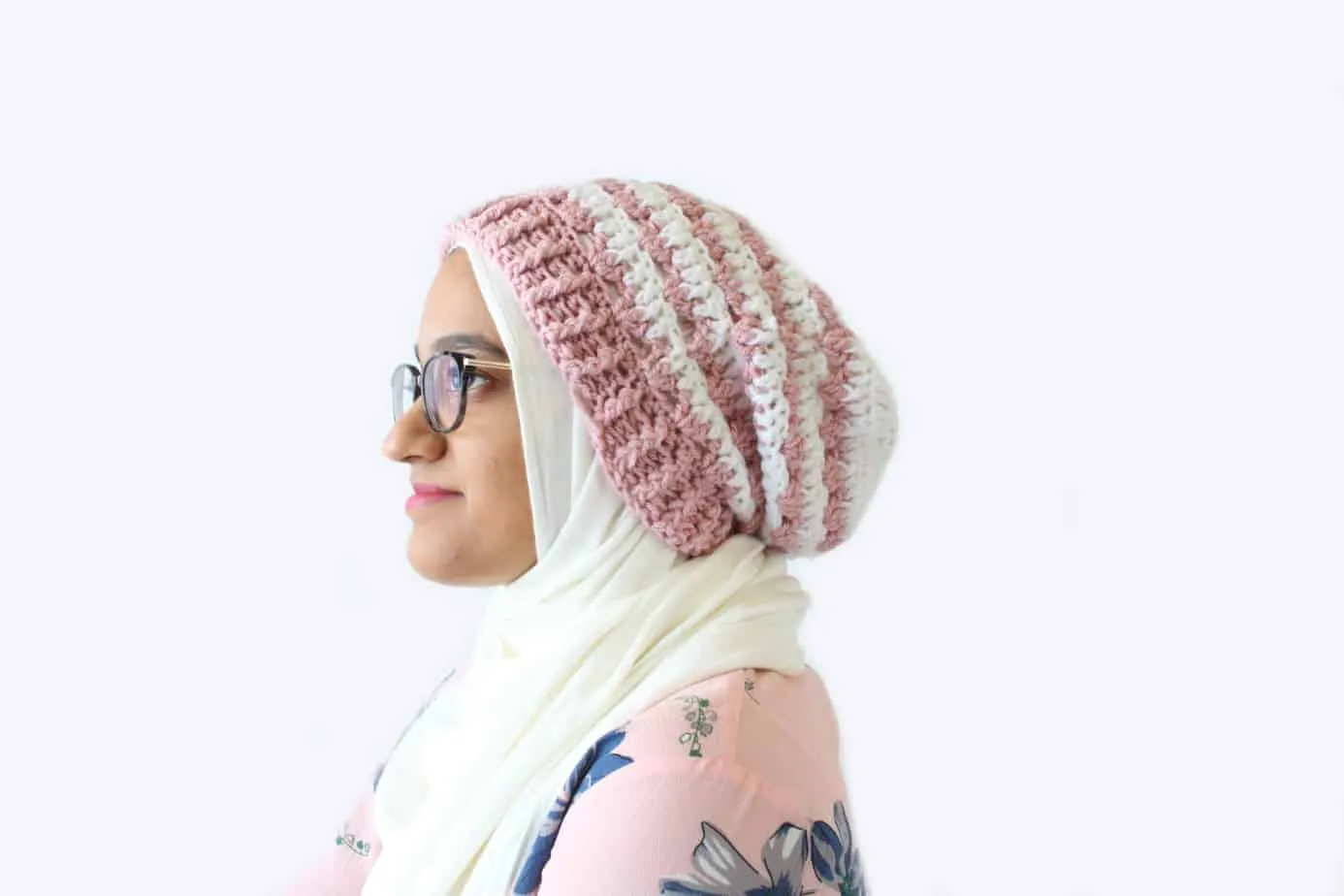 Free crochet slouchy beanie pattern