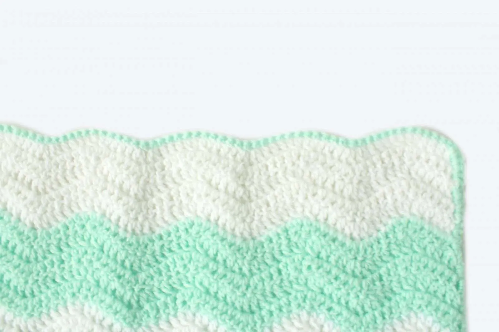 Ripple waves clearance crochet blanket