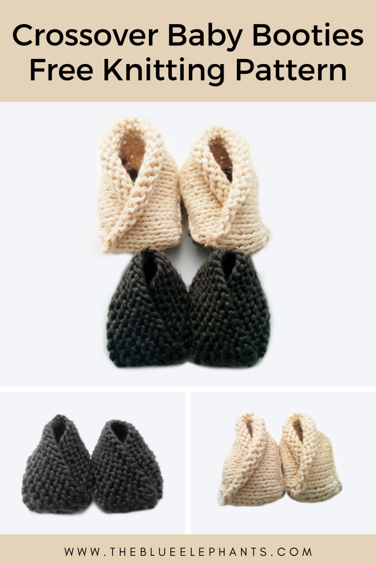 knitted baby slippers