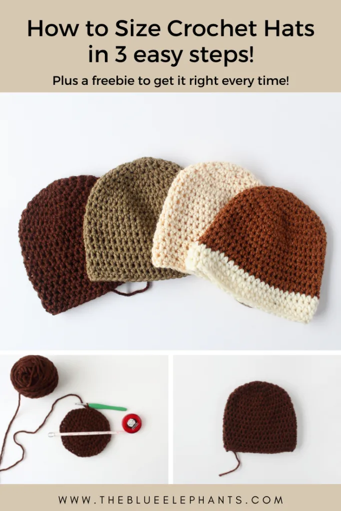 Hat Sizing Chart  Crochet hat size chart, Hat size chart, Crochet