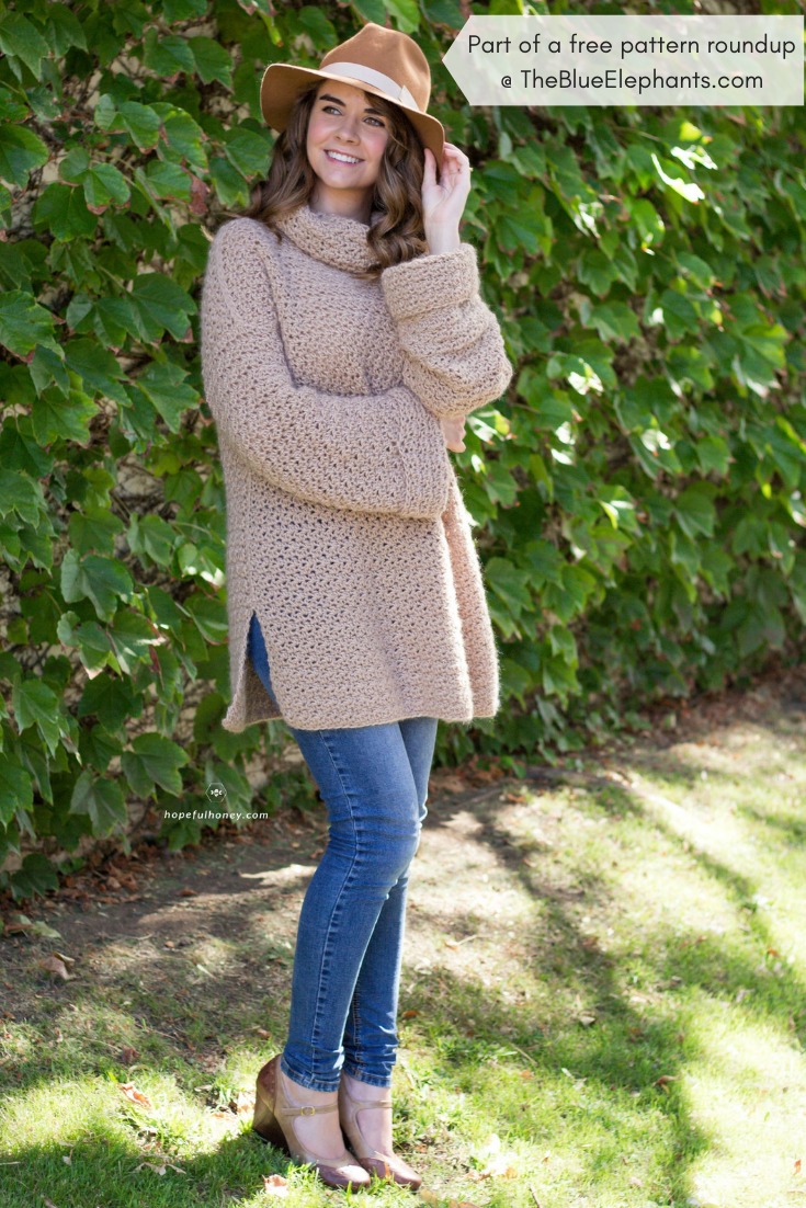 Fallow Fawn. Free crochet sweater patterns The Blue Elephants