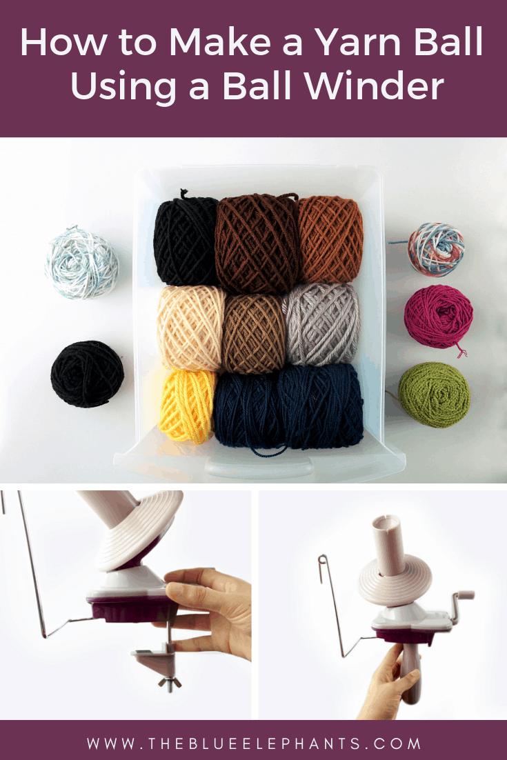 How to Make a Yarn Ball with the Knit Picks Ball Winder