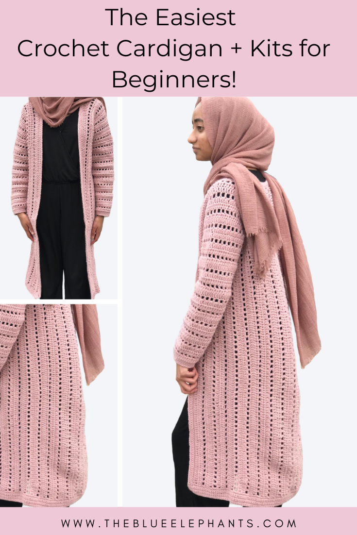 The Easiest Crochet Cardigan Amazing Kits For Beginners