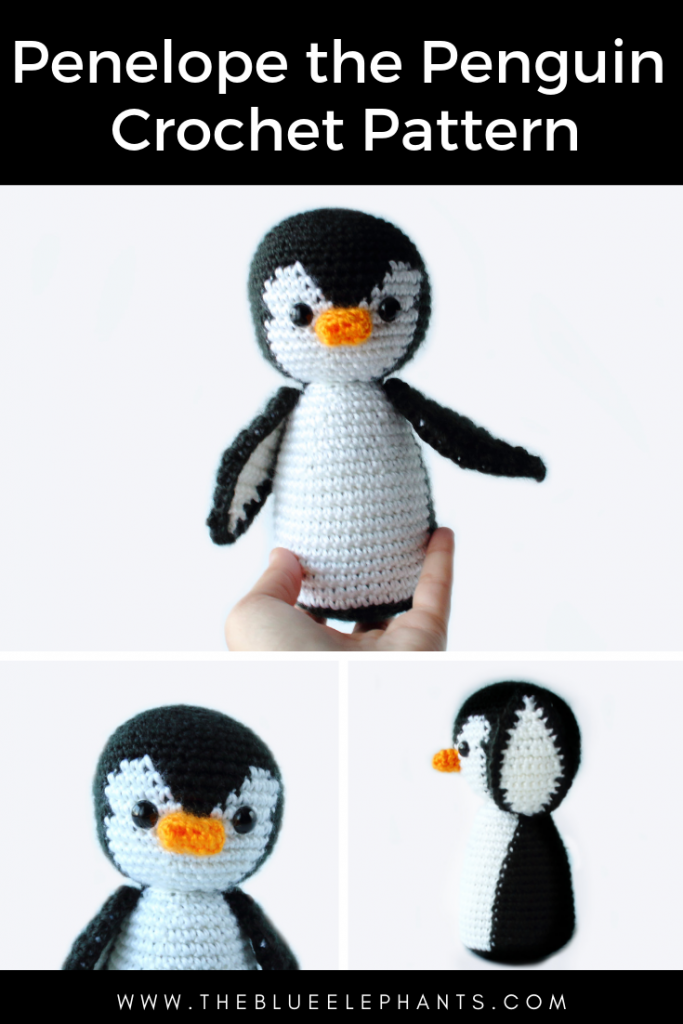 Penelope the Penguin crochet amigurumi pattern
