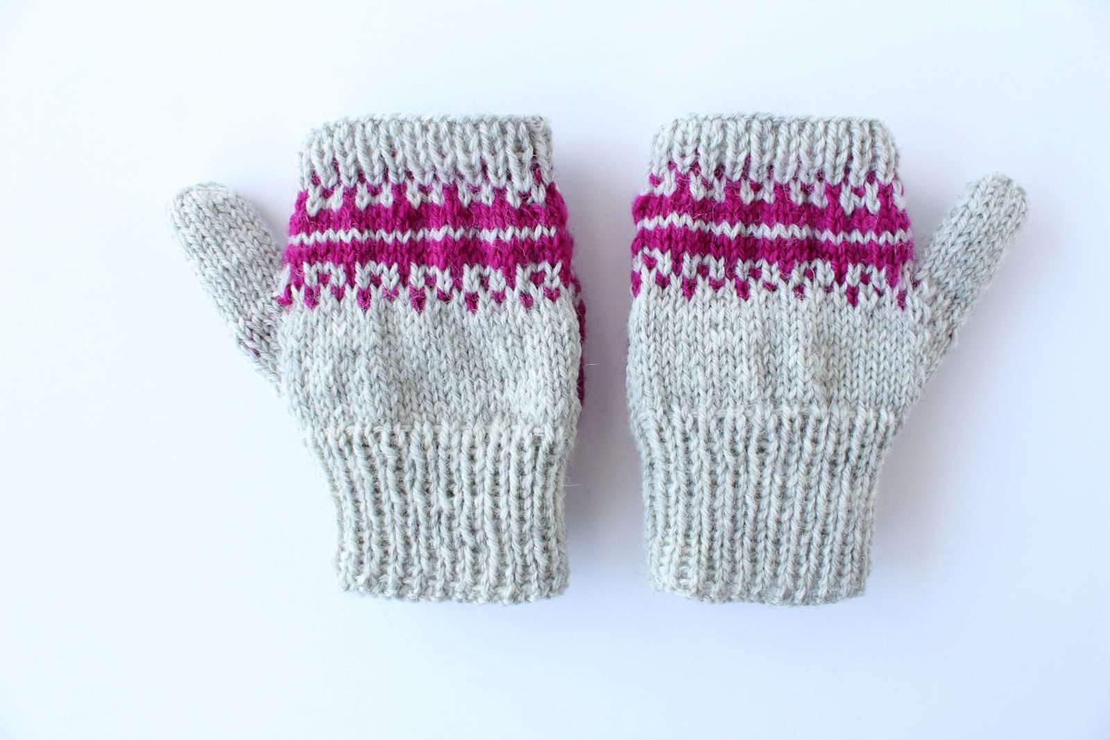 how to knit fingerless gloves