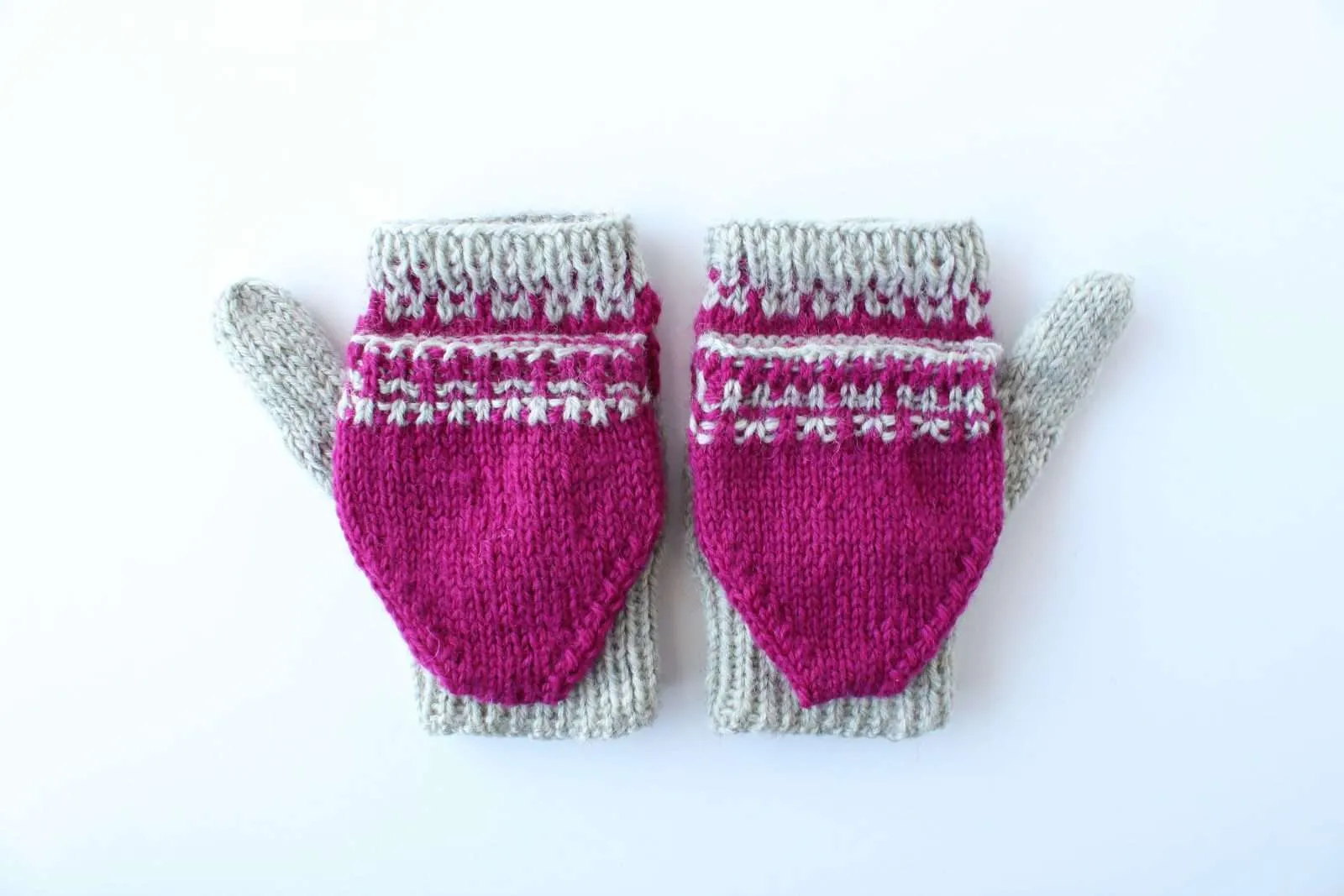 how to knit fingerless gloves