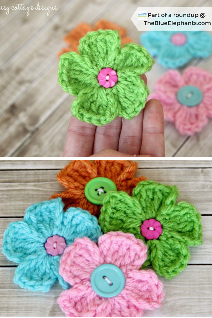 Free Patterns For Crochet Flowers What To Do With Them