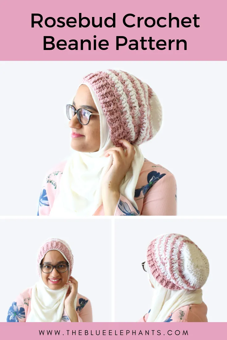 Free crochet slouchy beanie pattern