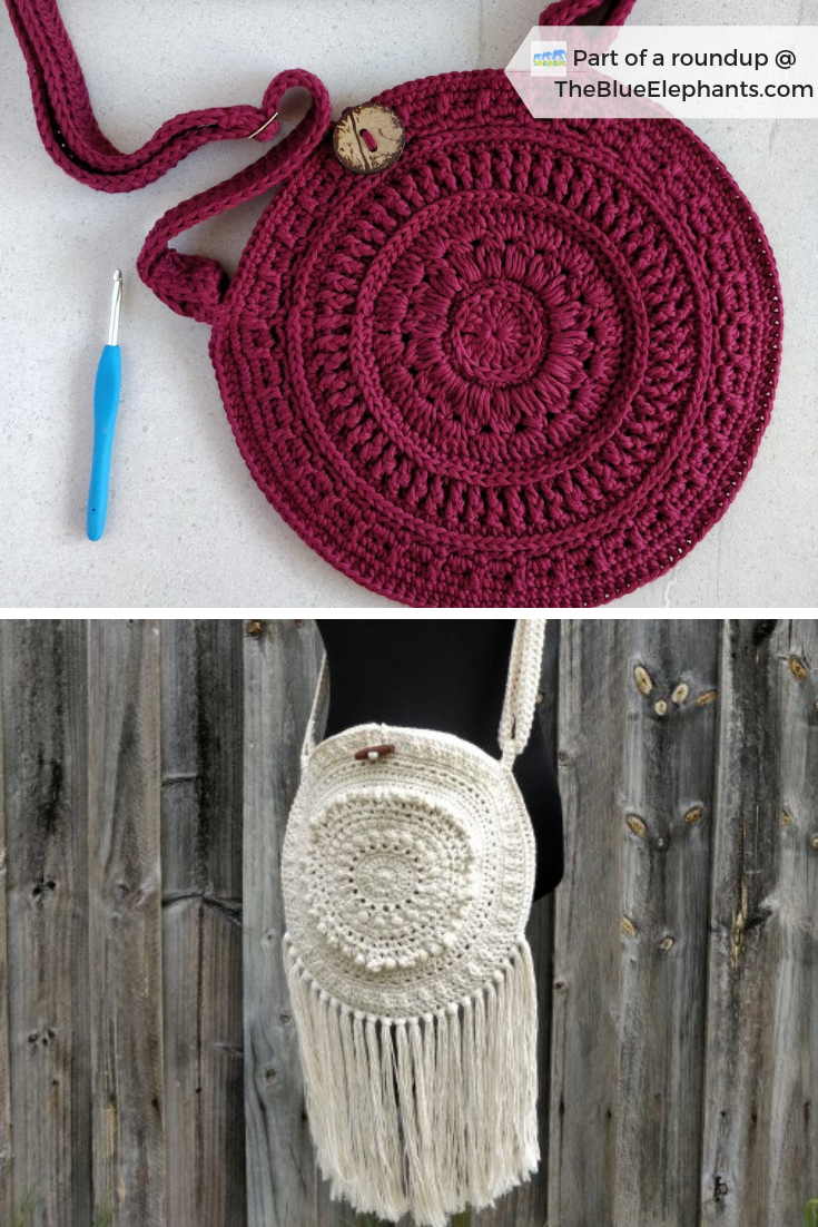 Crochet Round Bag Pdf Pattern - Inspire Uplift