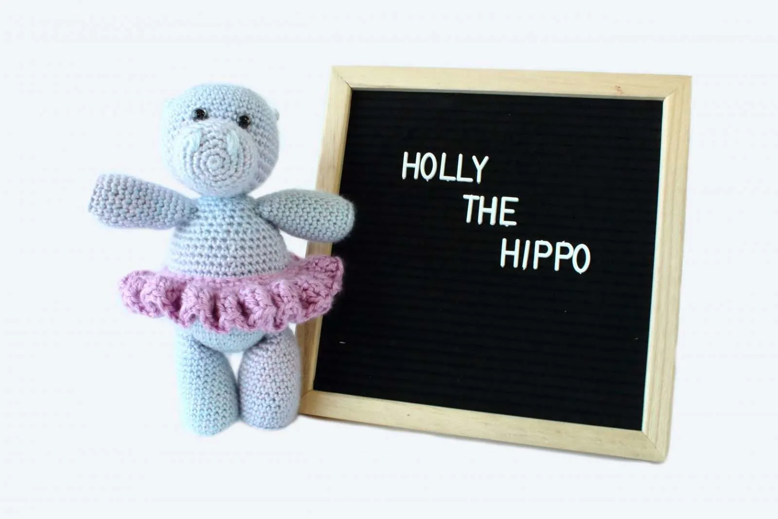 Holly the Hippo: Free Amigurumi Hippo Crochet Pattern