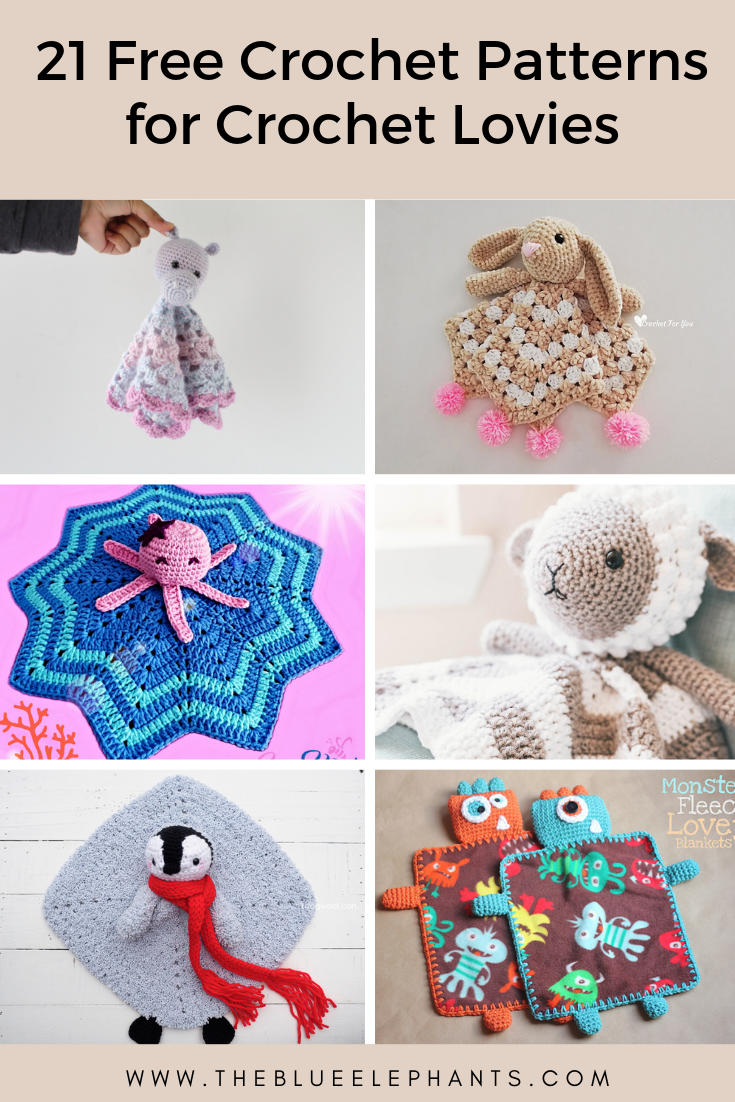 21 Free Crochet Patterns for Critter Lovies: Roundup by Underground Crafter  |