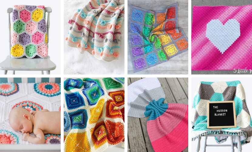 21 Free Crochet Patterns for Colorful Blankets