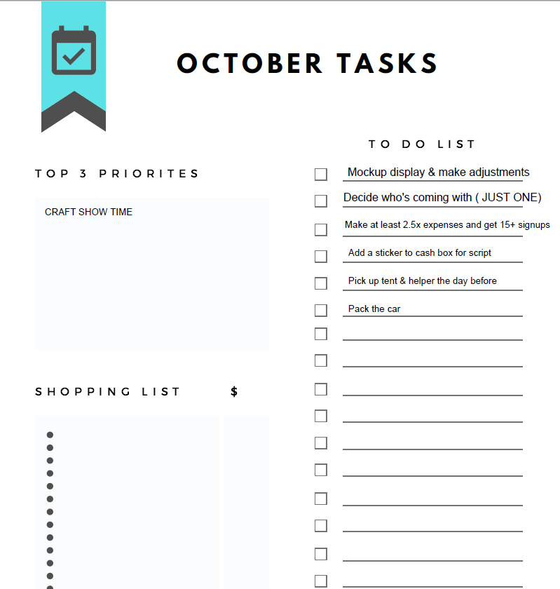 How to Prepare for a Craft Fair: Tips and tricks that I Use!