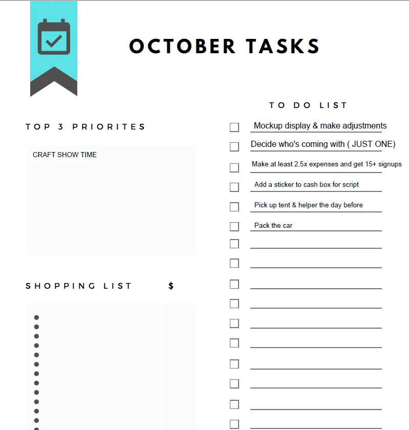 How to Prepare for a Craft Fair: Tips and tricks that I Use!