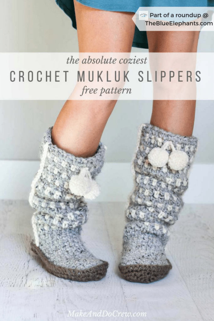 Quick Crochet Slipper Socks For Adults - Free Pattern