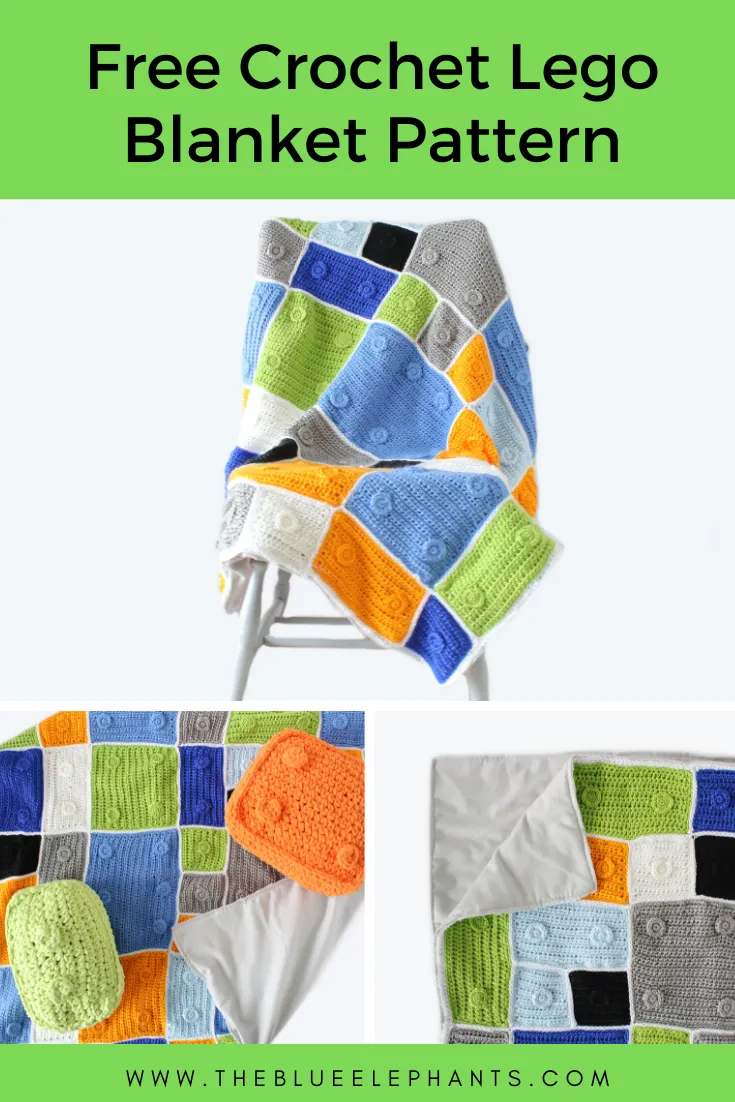 Free Crochet Lego Blanket Pattern (Review and Customization!)