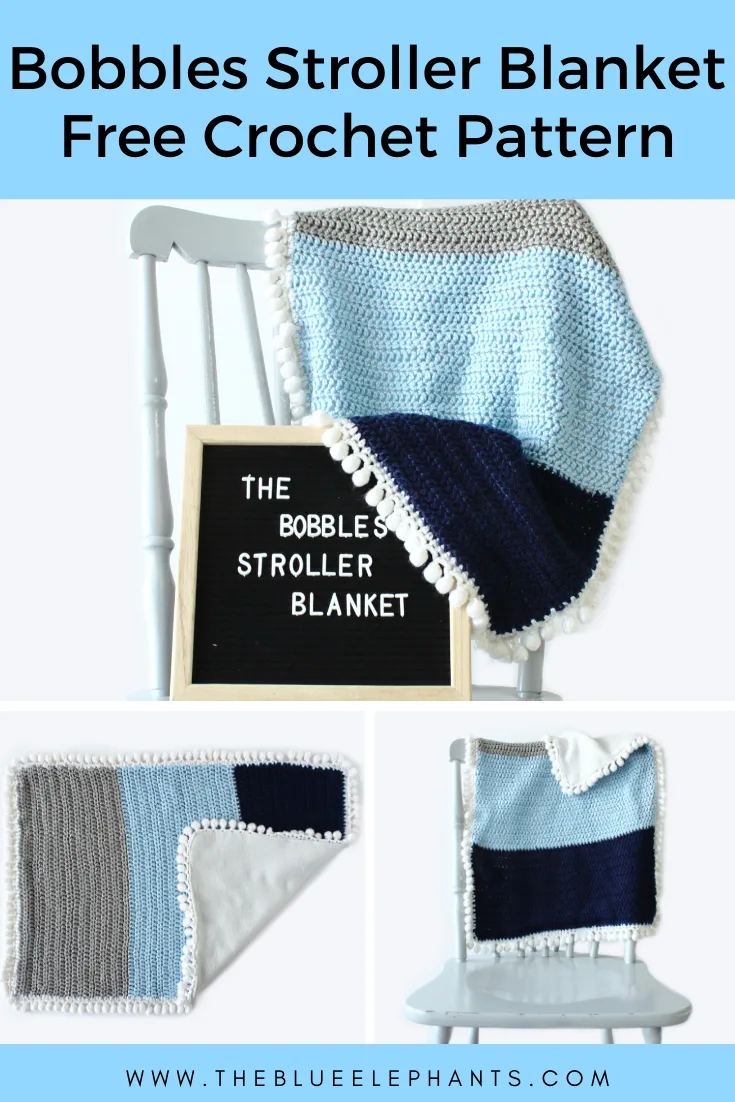 Bobble Stroller Blanket: Free Baby Blanket Crochet Pattern