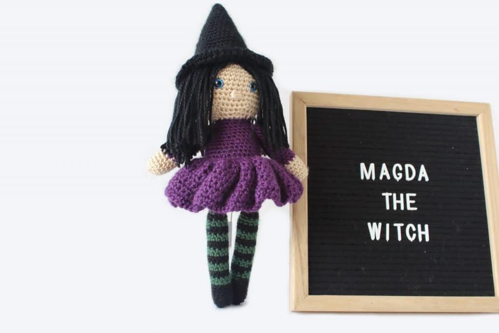 Madga The Witch: Free Crochet Witch Plushie Pattern