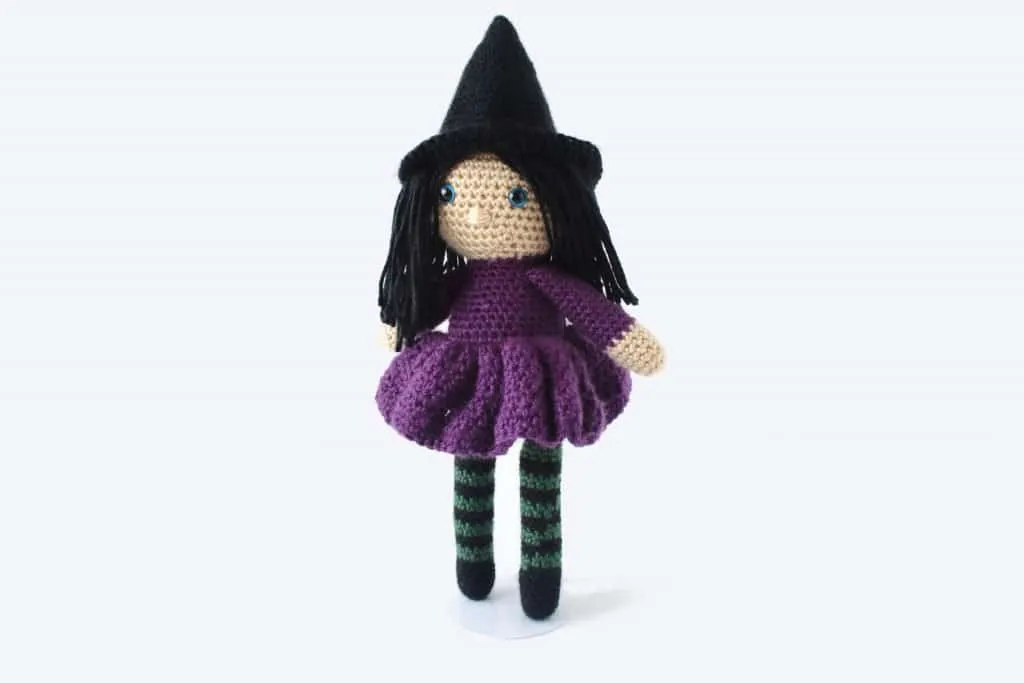 Madga The Witch: Free Crochet Witch Plushie Pattern