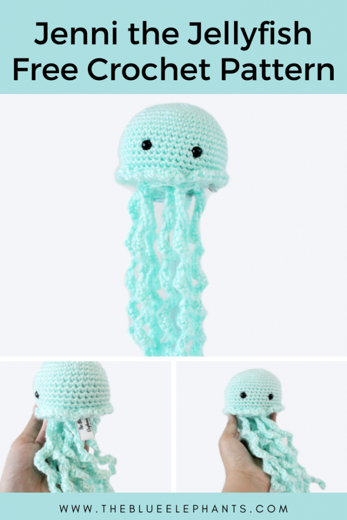 Jenni the Jellyfish: Free Crochet Jellyfish Pattern
