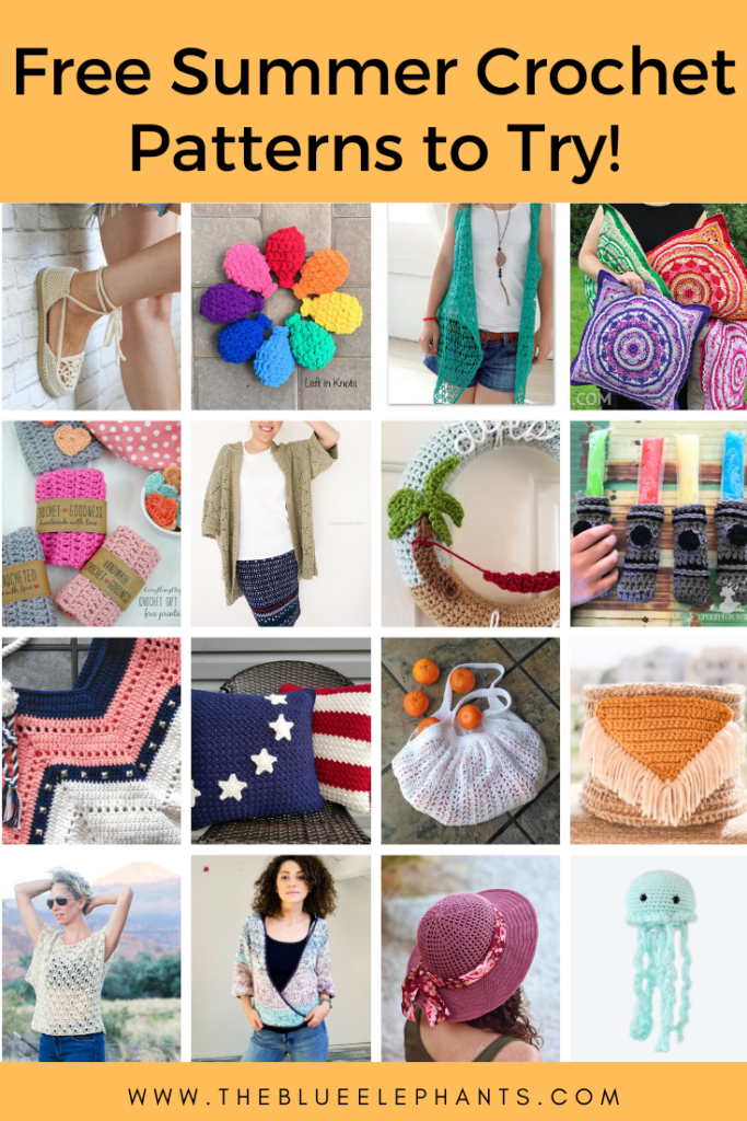 25 Free Summer Crochet Patterns to Try!