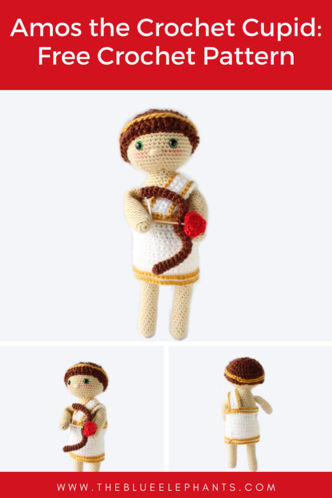 Amos the Cupid Plushie: Free Crochet Pattern
