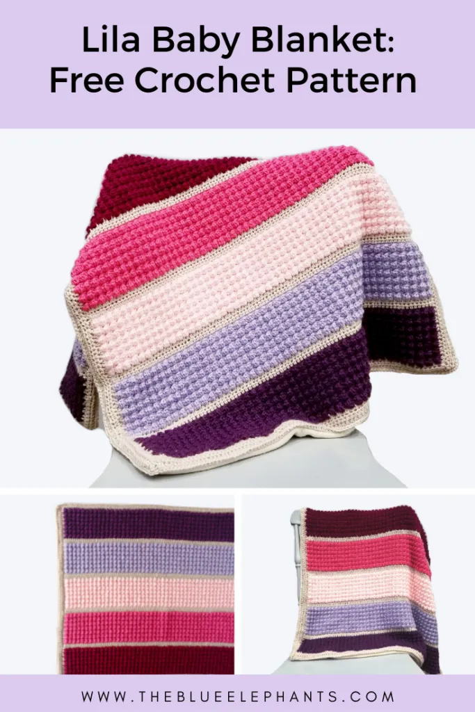 Lila Baby Blanket: Free Crochet Blanket Pattern
