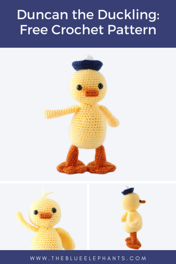 Duncan the Duckling: Free Crochet Plushie Pattern
