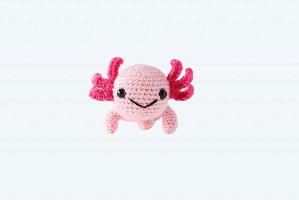 Axel the Axolotl Plushie: Free Axolotl Crochet Pattern