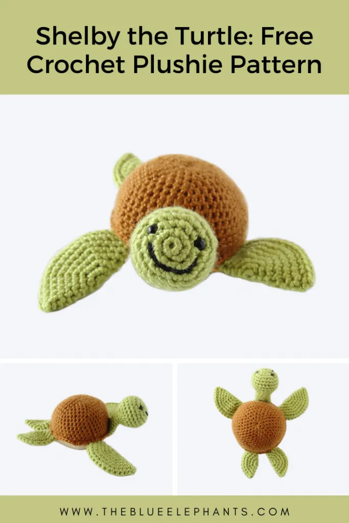 Shelby the Crochet Turtle: Free Crochet Amigurumi Pattern